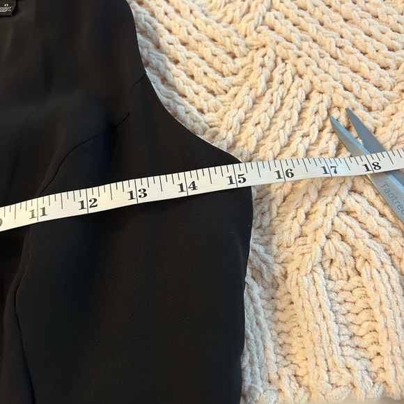 White House Black Market SL Overlay Black and Ecru Jumpsuit - Picture 9 of 14